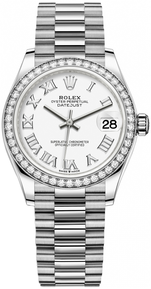 Rolex Naisten kello 278289RBR-0007 Datejust 31 Valkoinen/18K