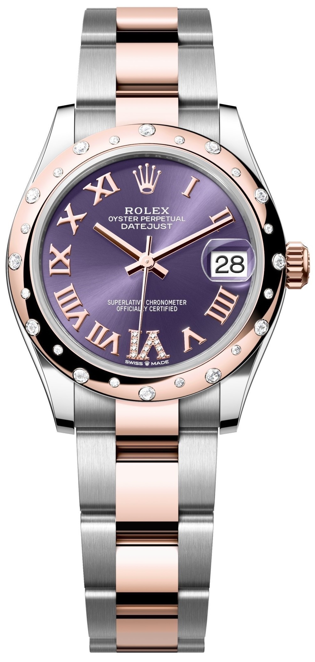 Rolex Naisten kello 278341RBR-0019 Datejust 31 Violetti/Teräs Ø31 mm
