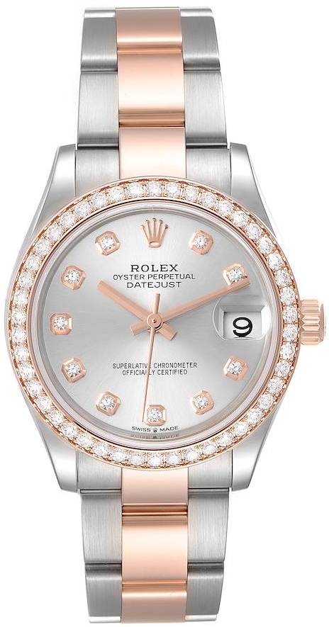 Rolex Naisten kello 278381RBR-0015 Datejust 31 Hopea/18K punakultaa