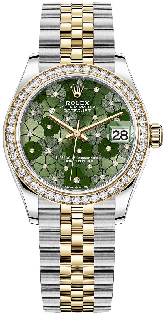 Rolex Naisten kello 278383RBR-0032 Datejust 31 Vihreä/18K