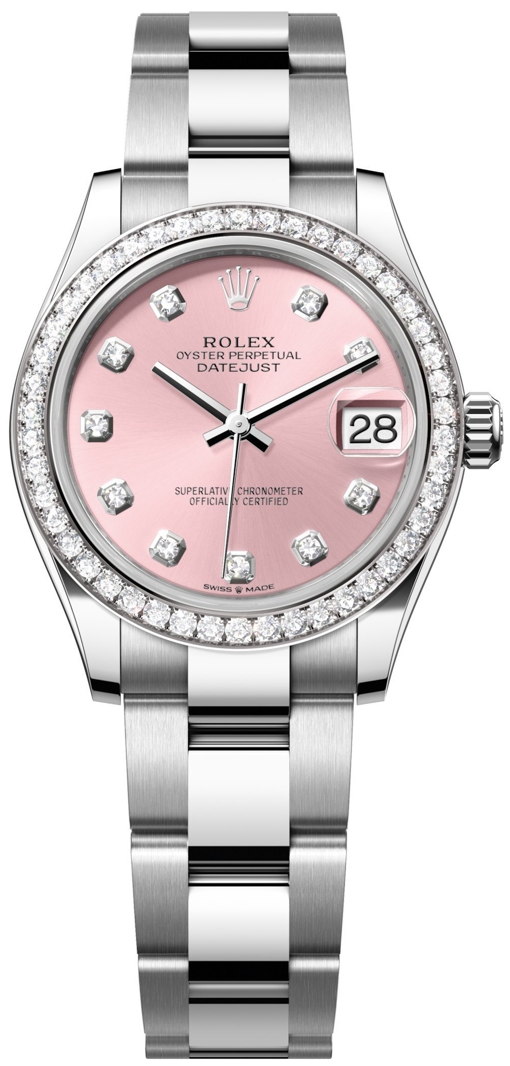 Rolex Naisten kello 278384RBR-0035 Datejust 31 Pinkki/Teräs Ø31 mm