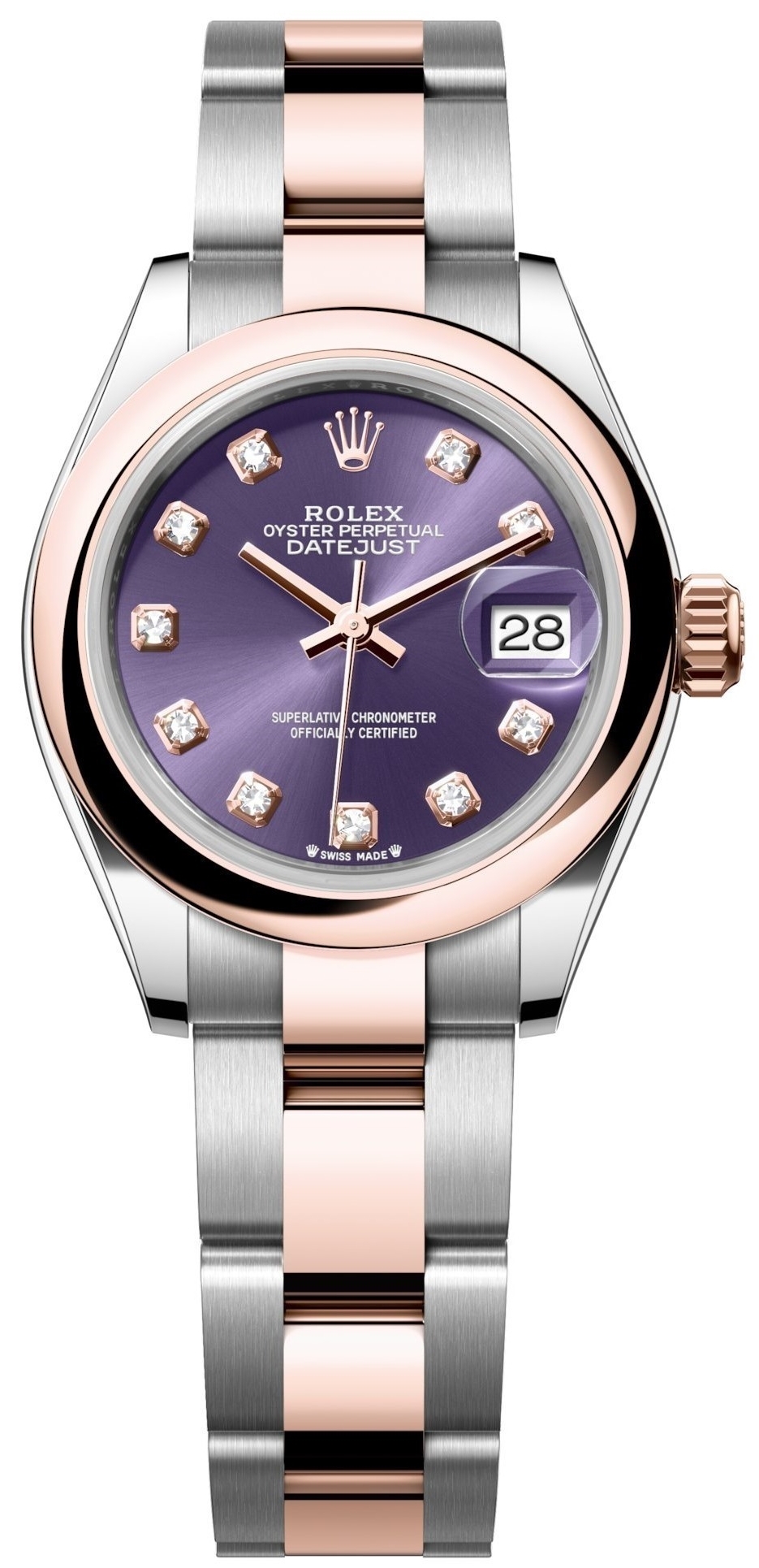 Rolex Naisten kello 279161-0016 Lady-Datejust 28 Violetti/Teräs Ø28