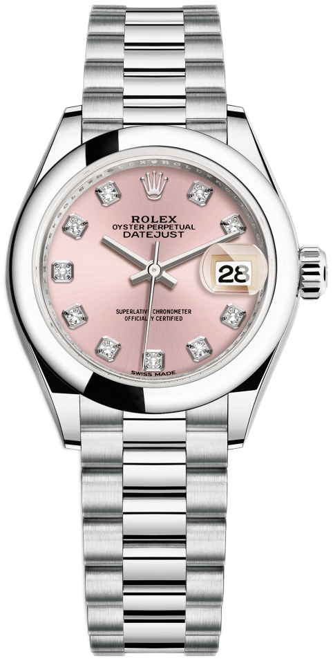 Rolex Naisten kello 279166-0005 Lady-Datejust 28 Pinkki/Platina Ø28