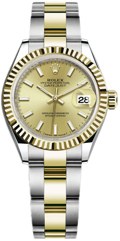 Rolex Naisten kello 279173-0002 Lady-Datejust 28 Kullattu/18K