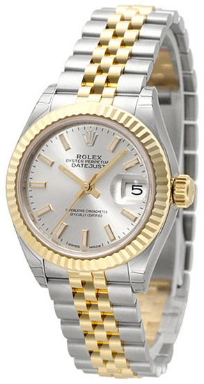 Rolex Naisten kello 279173-0019 Lady-Datejust 28 Hopea/18K