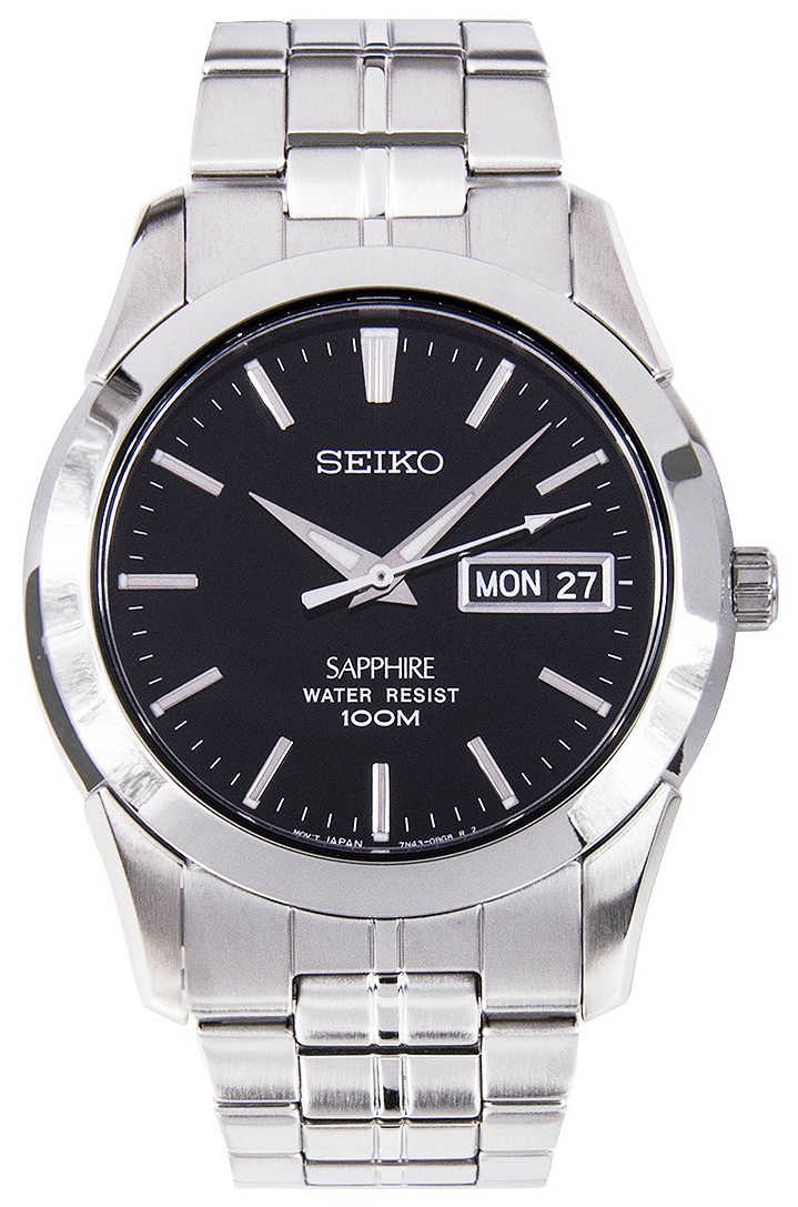 Seiko Dress Miesten kello SGG715P1 Musta/Teräs Ø38 mm