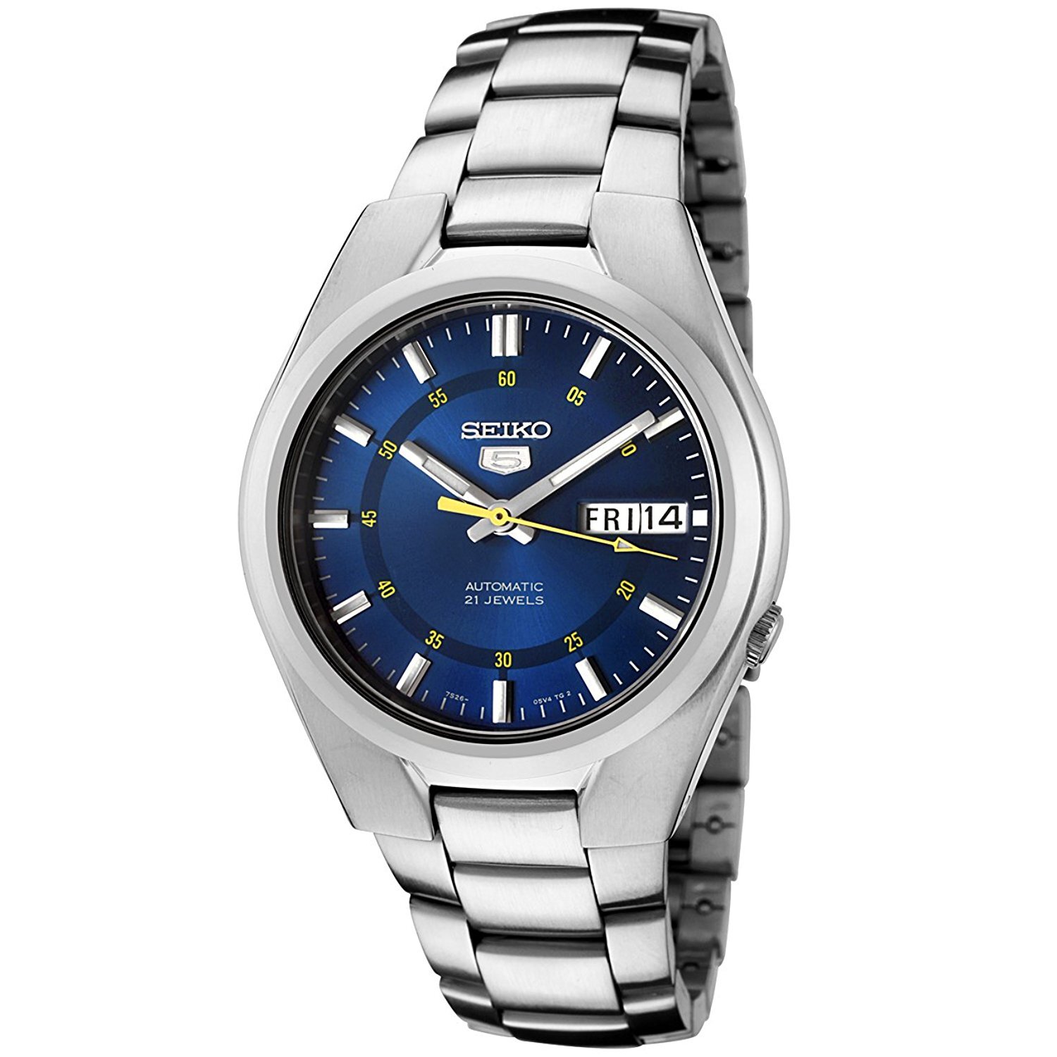 Seiko 5 Miesten kello SNK615K1 Sininen/Teräs Ø37 mm