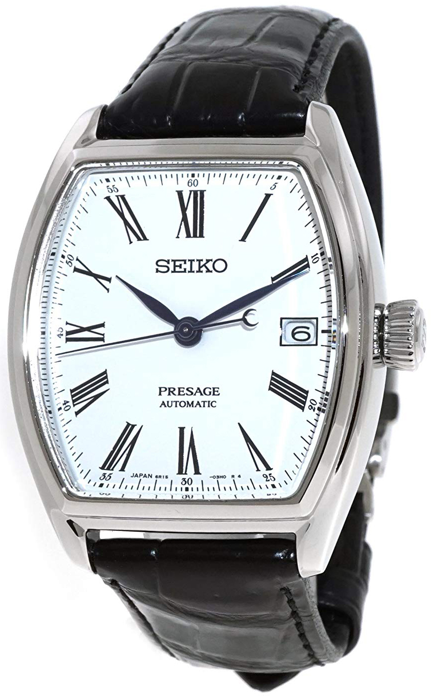 Seiko Presage Miesten kello SPB049J1 Valkoinen/Nahka