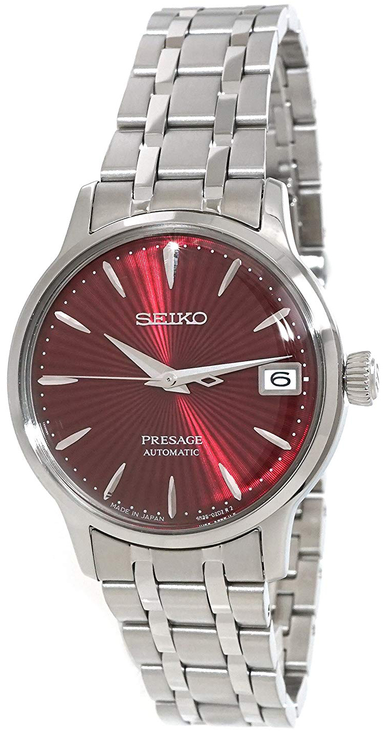 Seiko Presage Naisten kello SRP853J1 Punainen/Teräs Ø33.8 mm