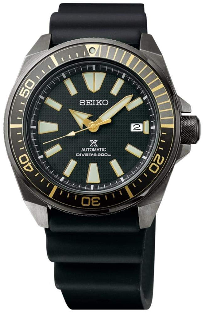 Seiko Prospex Miesten kello SRPB55K1 Musta/Kumi Ø44 mm