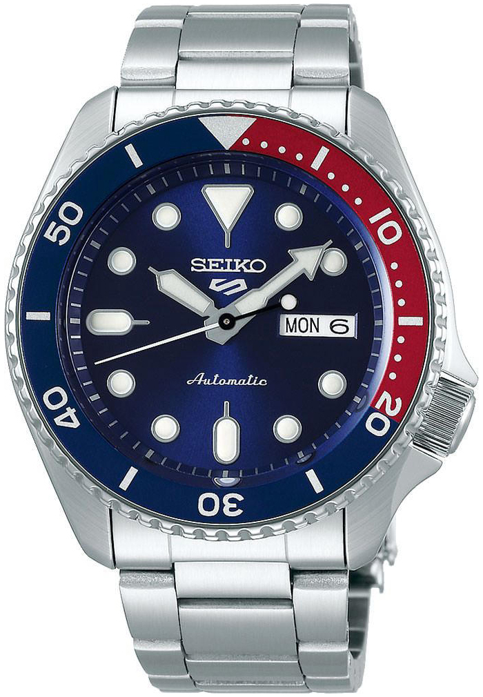 Seiko 5 Sports Miesten kello SRPD53K1 Sininen/Teräs Ø43 mm