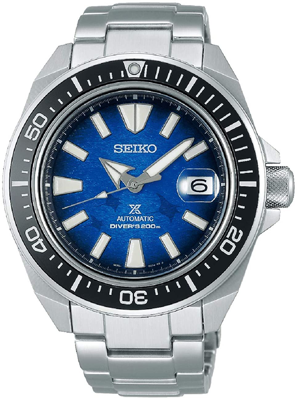 Seiko Miesten kello SRPE33K1 Prospex Sininen/Teräs Ø44 mm