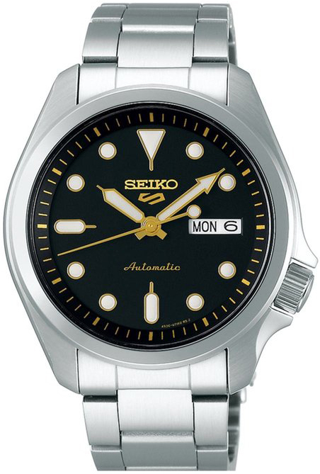 Seiko 5 Sports Miesten kello SRPE57K1 Musta/Teräs Ø40 mm