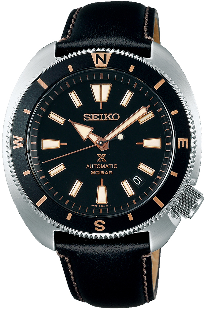 Seiko Miesten kello SRPG17K1 Prospex Musta/Nahka Ø42.4 mm