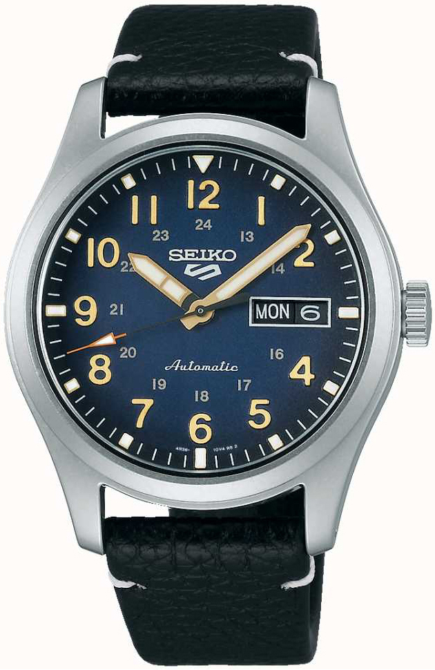 Seiko 5 Sports Miesten kello SRPG39K1 Sininen/Nahka Ø39.4 mm