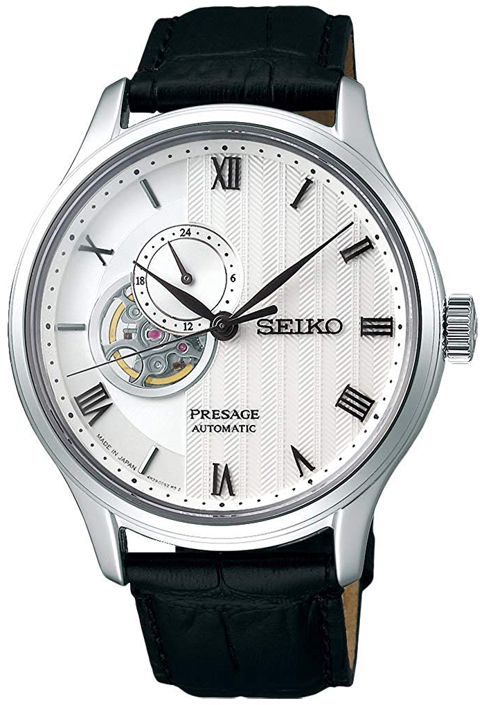 Seiko Presage Miesten kello SSA379J1 Hopea/Nahka Ø41.77 mm