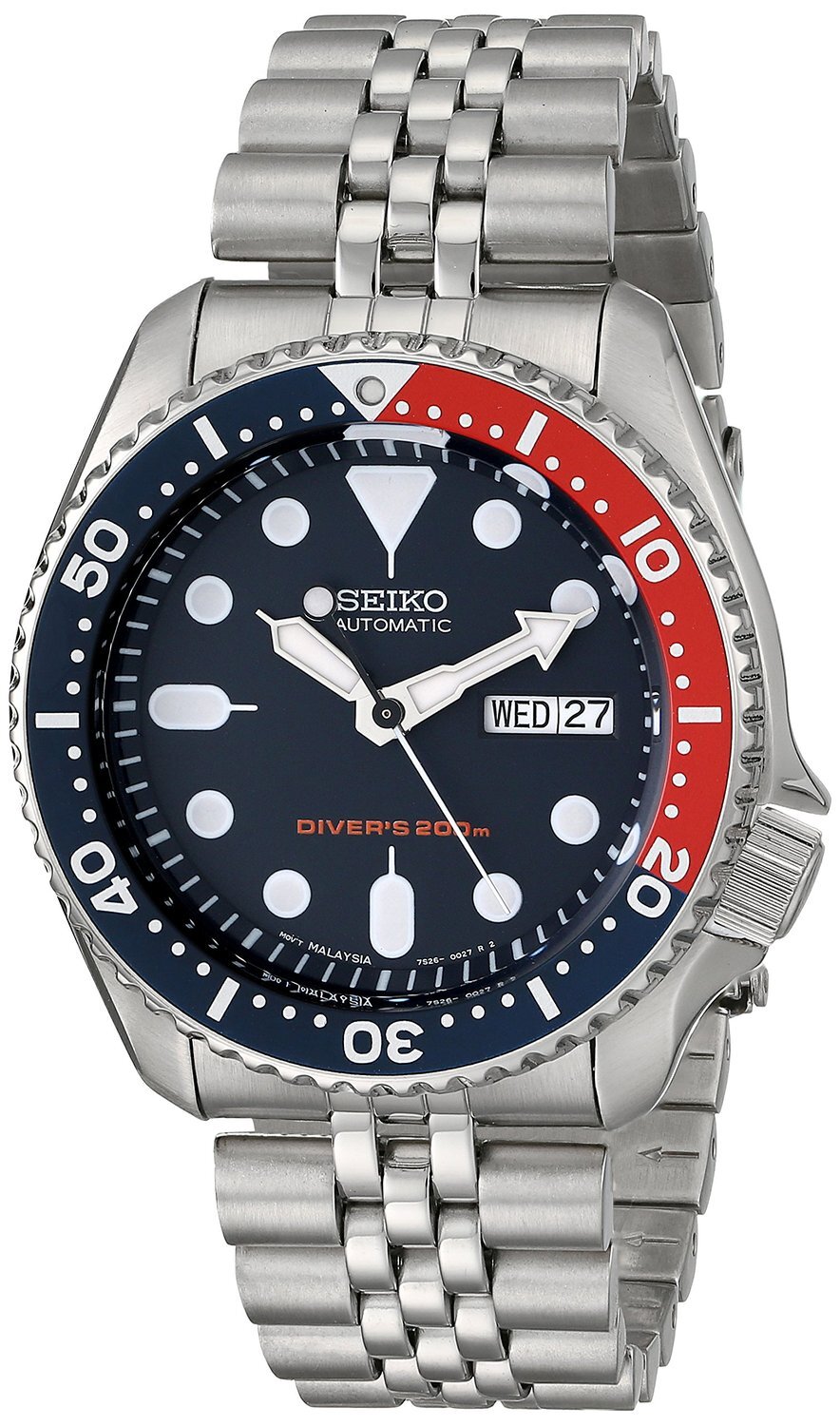 Seiko Divers Miesten kello SKX009K2 Sininen/Teräs Ø42 mm