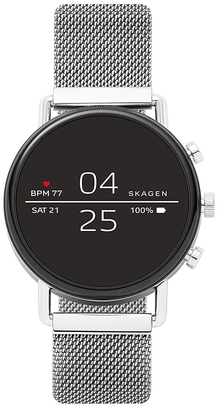 Skagen Falster Connected Miesten kello SKT5102 LCD/Teräs Ø40 mm