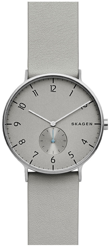 Skagen 99999 Miesten kello SKW6467 Harmaa/Nahka Ø40 mm