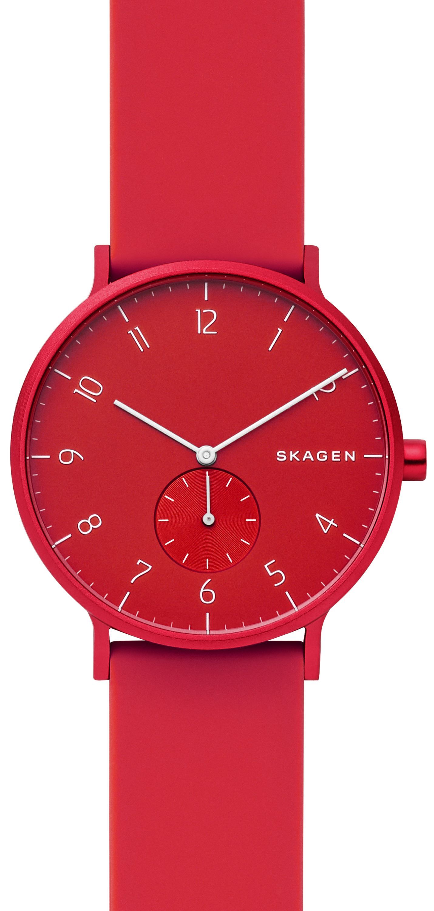 Skagen Aaren SKW6512 Punainen/Kumi Ø41 mm