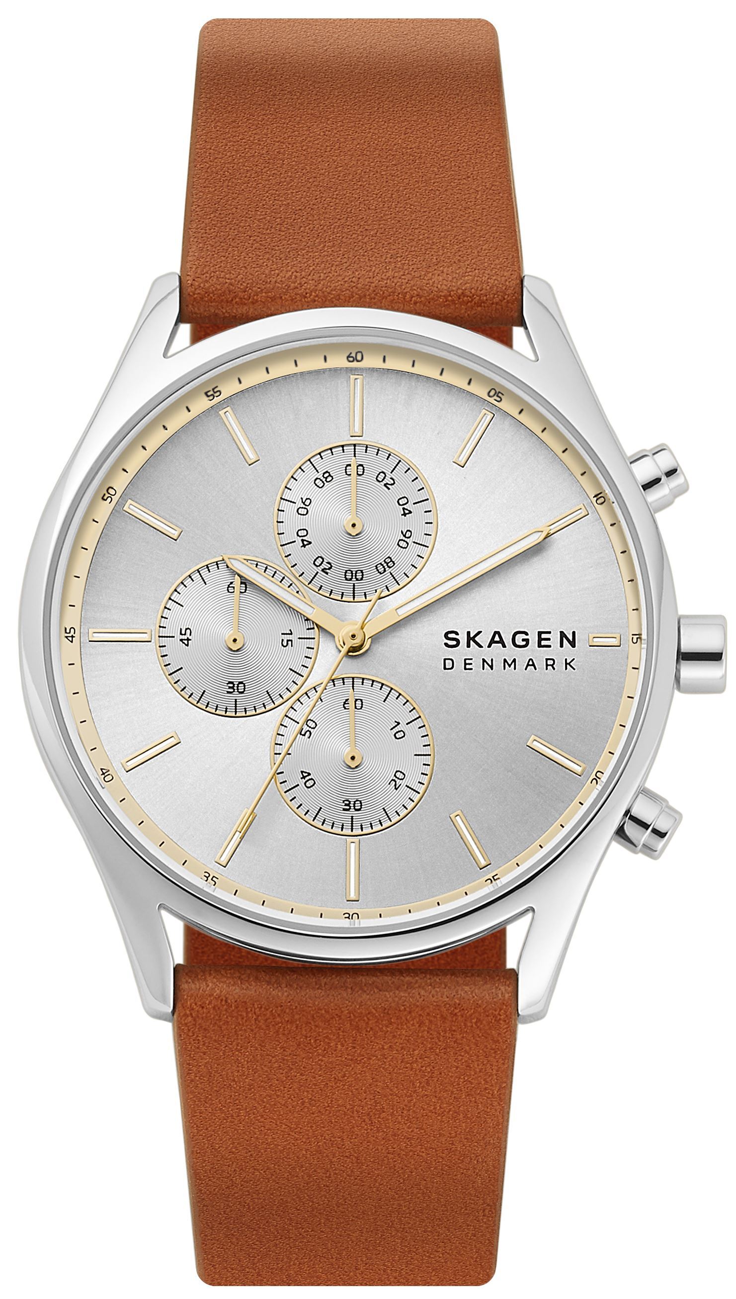 Skagen Holst Miesten kello SKW6607 Hopea/Nahka Ø42 mm