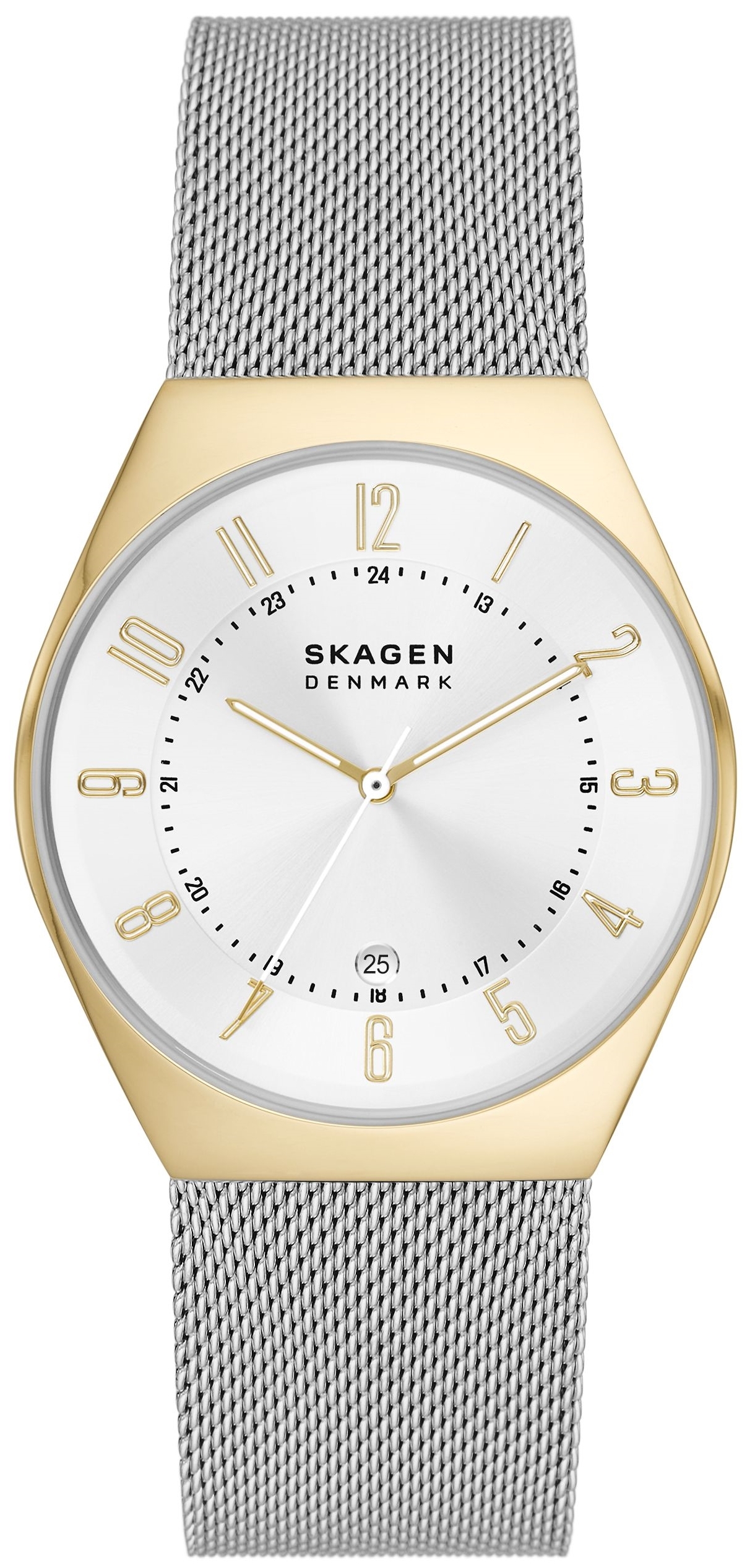 Skagen Miesten kello SKW6816 Grenen Hopea/Kullanvärinen teräs Ø37