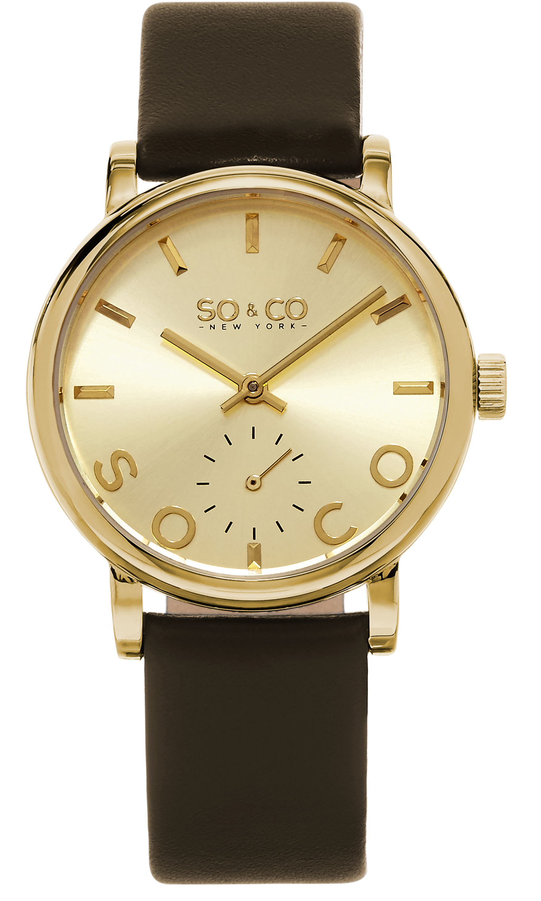 So & Co New York Madison Naisten kello 5093L.3 Kullattu/Nahka