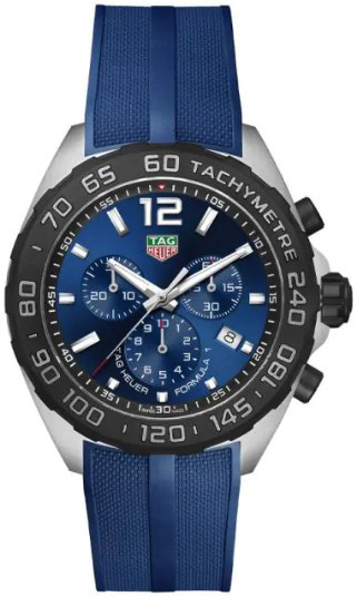 TAG Heuer Miesten kello CAZ101AV.FT8077 Formula 1 Sininen/Kumi Ø43 mm