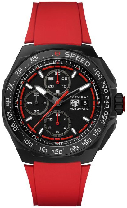 TAG Heuer Miesten kello CBZ2085.FT8093 Formula 1 Musta/Kumi Ø44 mm