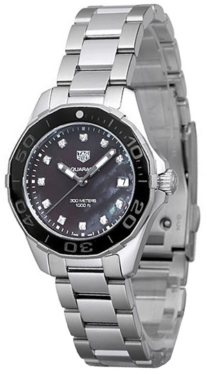 TAG Heuer Naisten kello WAY131M.BA0748 Aquaracer Lady Musta/Teräs