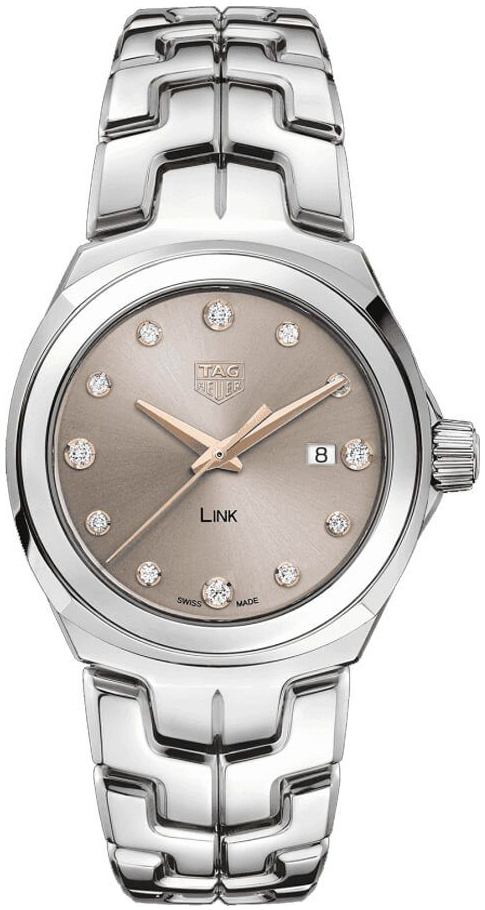 TAG Heuer Naisten kello WBC131E.BA0649 Link Ruskea/Teräs Ø32 mm