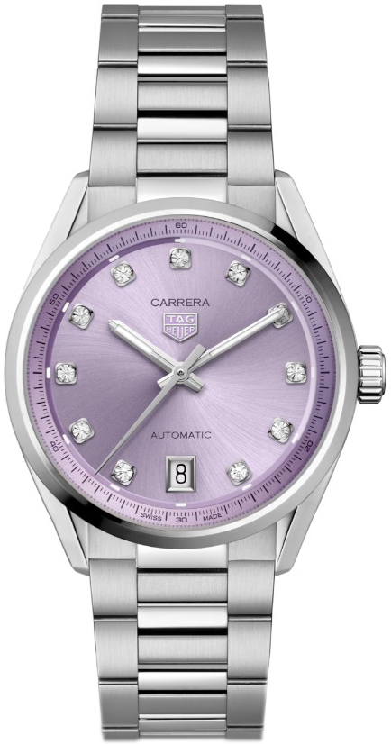 TAG Heuer Naisten kello WBN2319.BA0001 Carrera Violetti/Teräs Ø36 mm