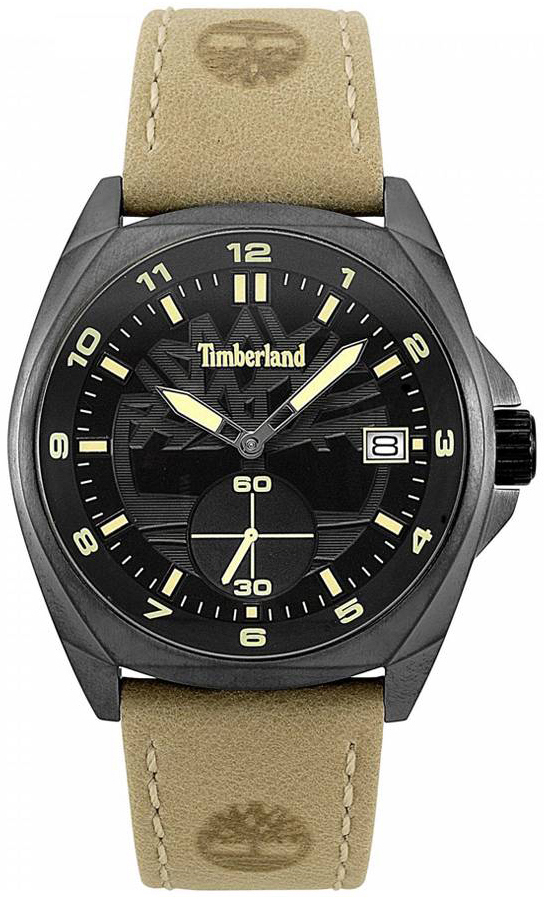 Timberland Miesten kello TBL15354JSU02 Musta/Nahka Ø44 mm