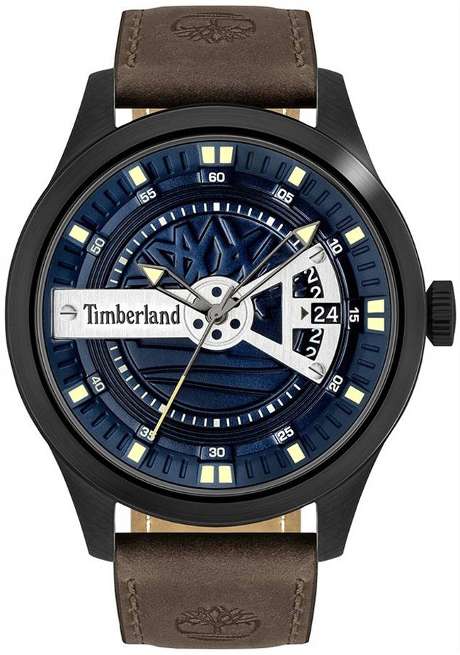 Timberland Miesten kello TBL15930JSB03 Sininen/Nahka Ø46 mm