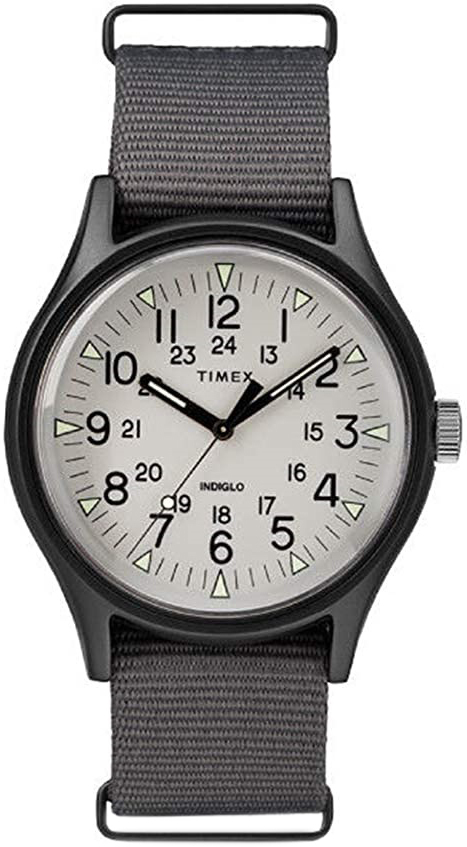 Timex Mk1 Miesten kello TW2T10500 Harmaa/Tekstiili Ø40 mm