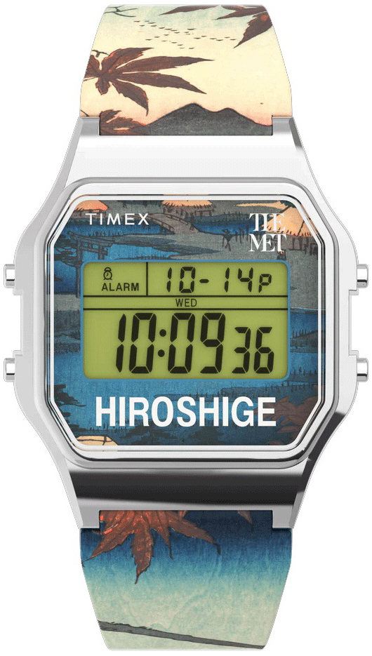 Timex Miesten kello TW2W25300 The Met LCD/Nahka