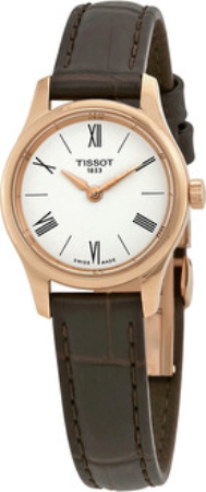 Tissot Naisten kello T063.009.36.018.00 Tradition Valkoinen/Nahka