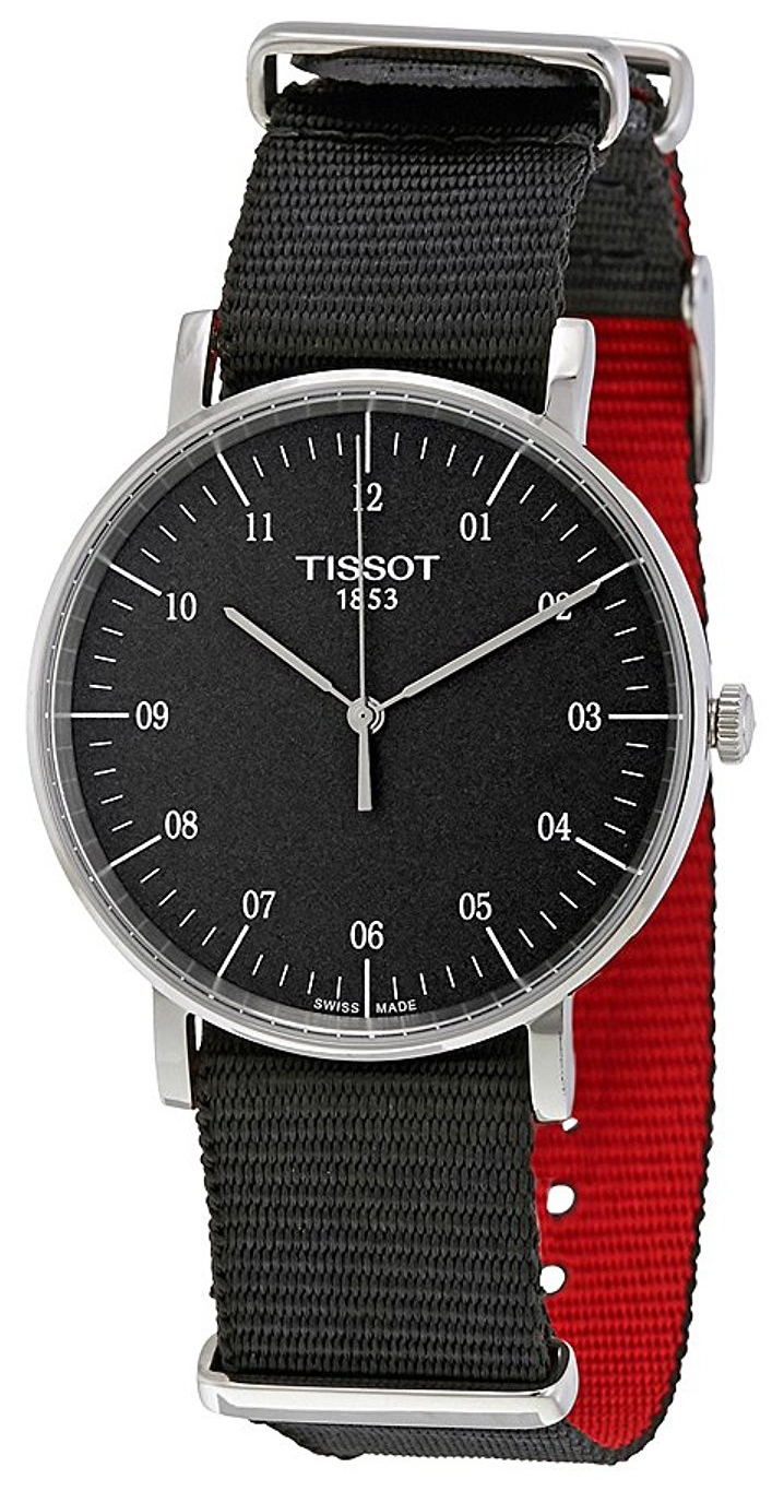 Tissot Miesten kello T109.410.17.077.00 T-Classic Musta/Teräs Ø38 mm