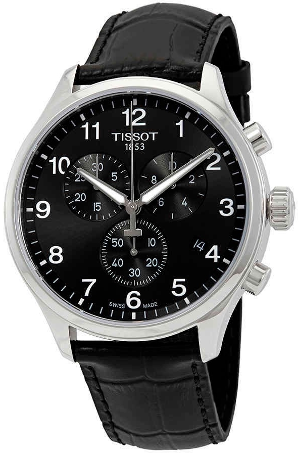 Tissot Miesten kello T116.617.16.057.00 T-Sport Musta/Nahka Ø45 mm