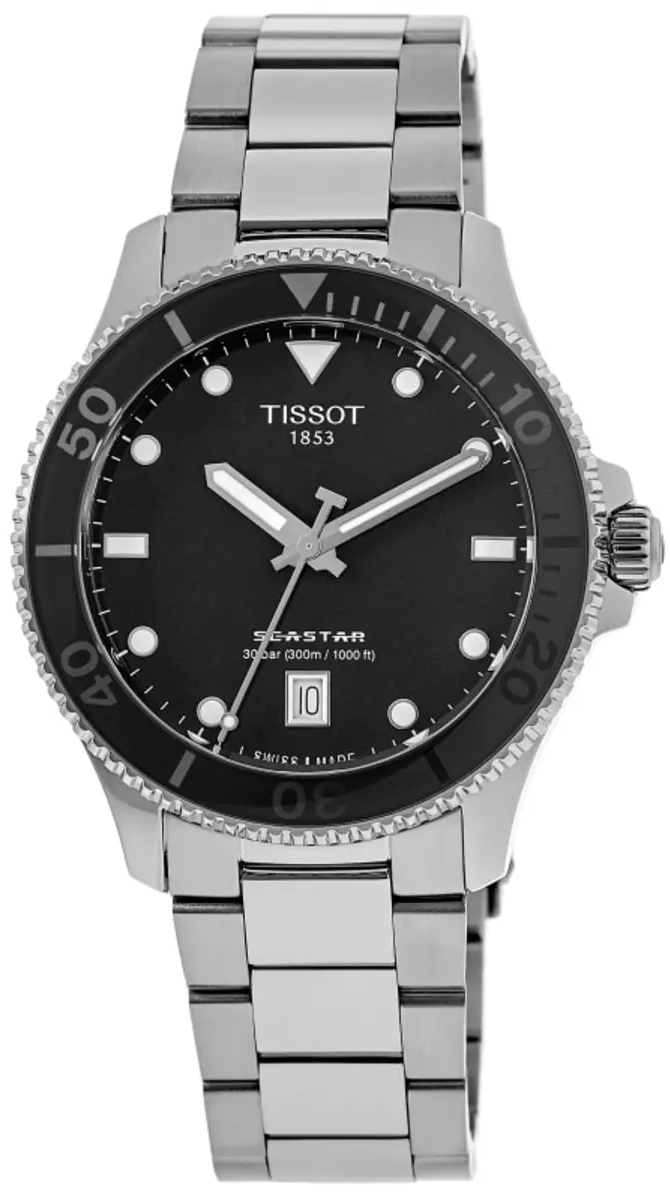 Tissot Naisten kello T120.210.11.051.00 T-Sport Seastar Musta/Teräs