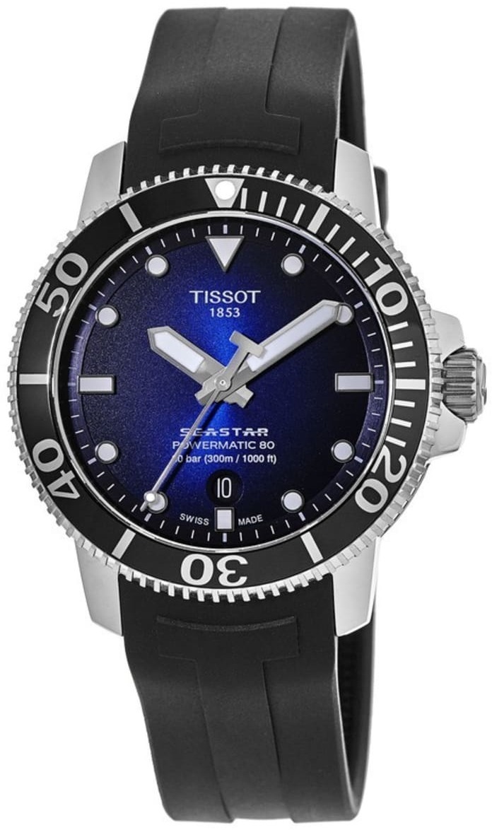 Tissot Seastar 1000 Miesten kello T120.407.17.041.00-BLA Musta/Kumi