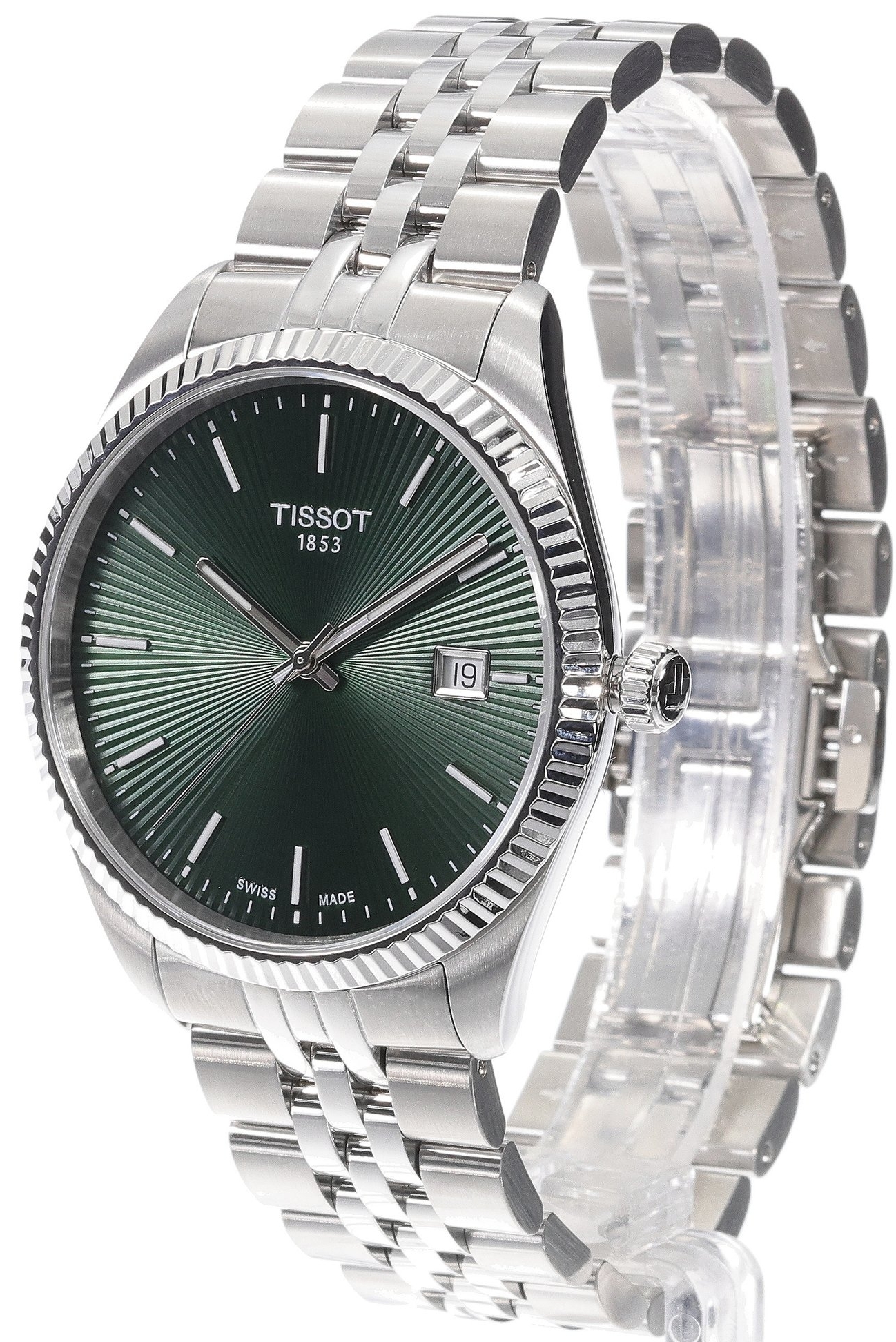 Tissot Miesten kello T156.410.11.091.00 Ballade Vihreä/Teräs Ø40 mm