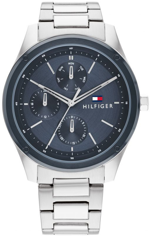 Tommy Hilfiger Miesten kello 1710532 Tyler Sininen/Teräs Ø43 mm