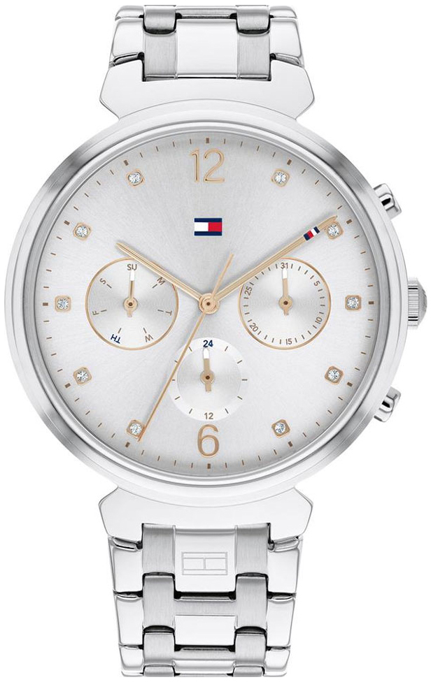 Tommy Hilfiger Naisten kello 1782346 Multifunction Hopea/Teräs Ø38