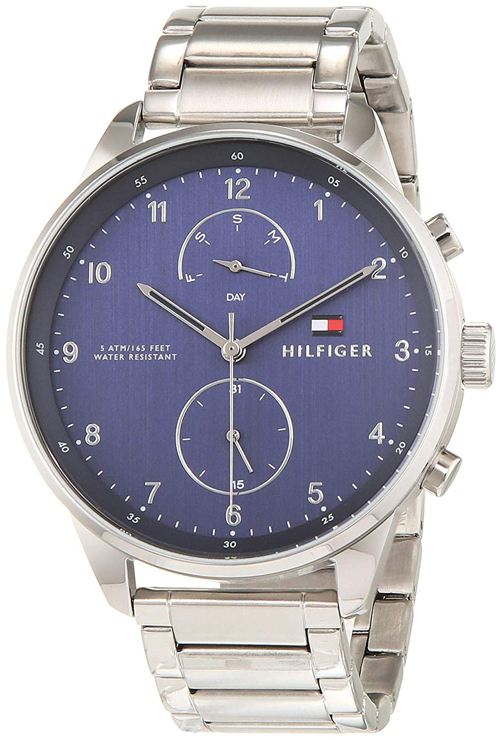 Tommy Hilfiger Miesten kello 1791575 Chase Sininen/Teräs Ø44 mm