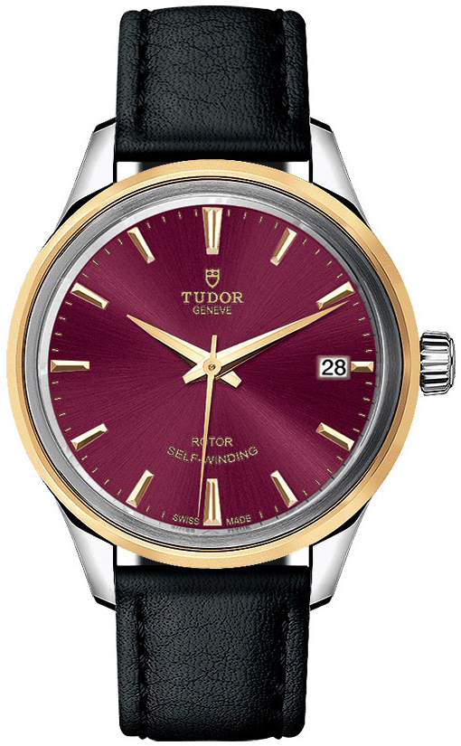 Tudor 12303-0014 Style Punainen/Nahka Ø34 mm