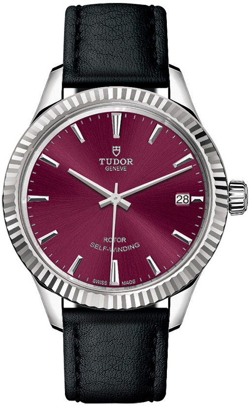 Tudor 12310-0028 Style Punainen/Nahka Ø34 mm