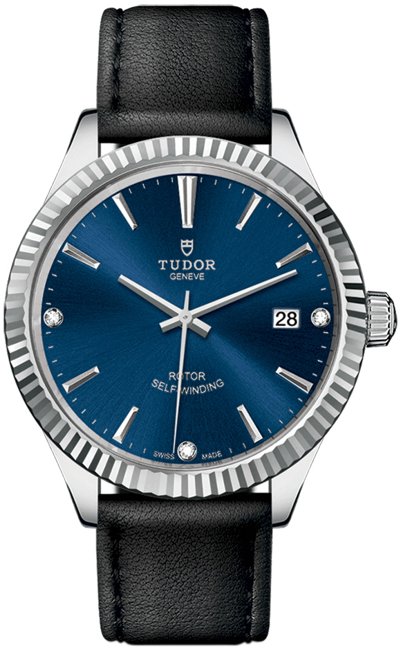 Tudor 12510-0029 Style Sininen/Nahka Ø38 mm