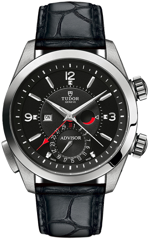 Tudor Miesten kello M79620TN-0006 Heritage Musta/Nahka Ø42 mm