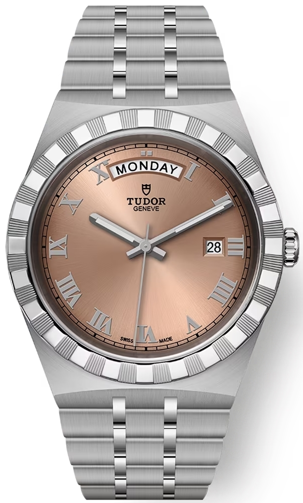 Tudor Miesten kello M28600-0009 Royal Lohen pinkki/Teräs Ø41 mm